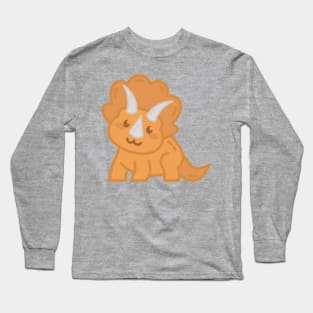 Dinosaur Triceratops Long Sleeve T-Shirt